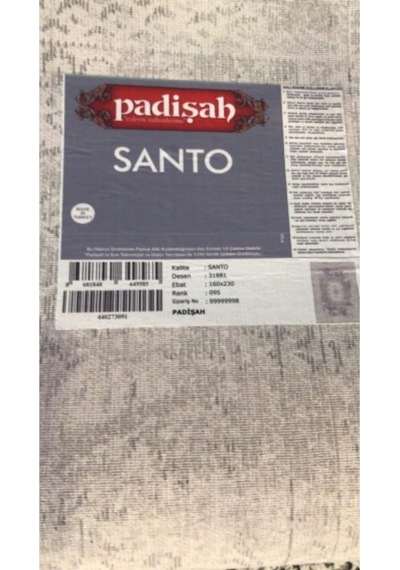 Padişah Halı Santo Serisi 31881 095 Tüm Ebatlar
