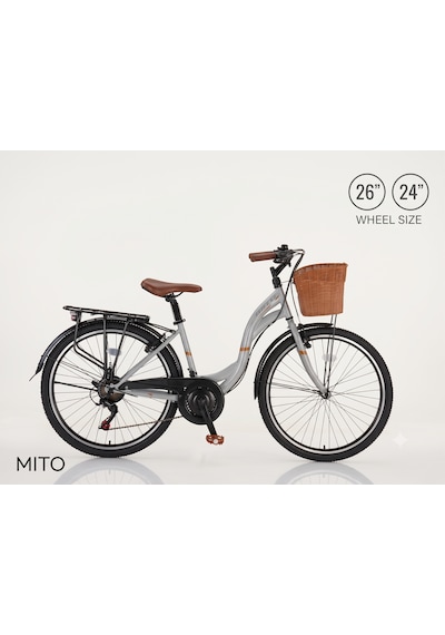 Mito Venüs V 26 Jant 21 Vites Şehir Bisikleti Gri