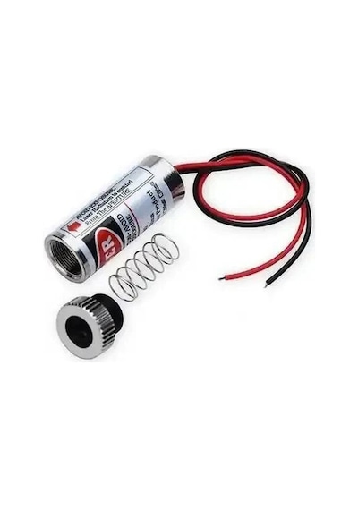 Kırmızı Artı + Lazer 5v 12mm 650nm 5mw