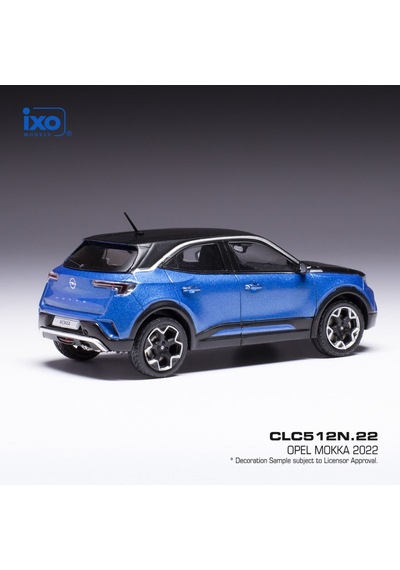 1:43 Ölçek Ixo 2022 Opel Mokka-e Diecast Metal Minyatür Model Araba 10cm