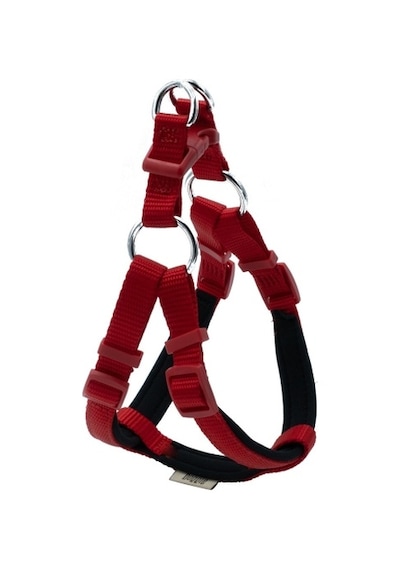 Doggie Konfor Ronin Dokuma Göğüs Tasması Kırmızı 1.5 x 40-45 CM Kırmızı