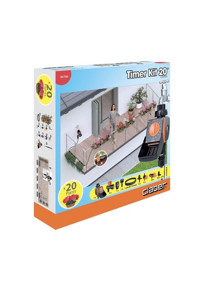 Claber 90766 Timer Kit 20 Logica Damlama Sulama Sistemi Komple