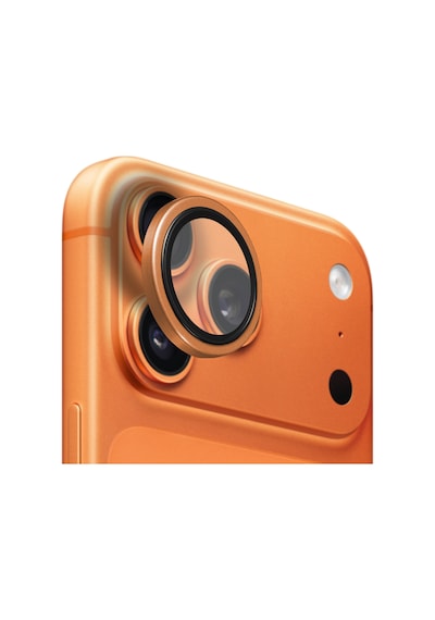 Buff İphone 17 Pro / 17 Pro Max Titan Metal Kamera Lens Koruyucu Orange Turuncu
