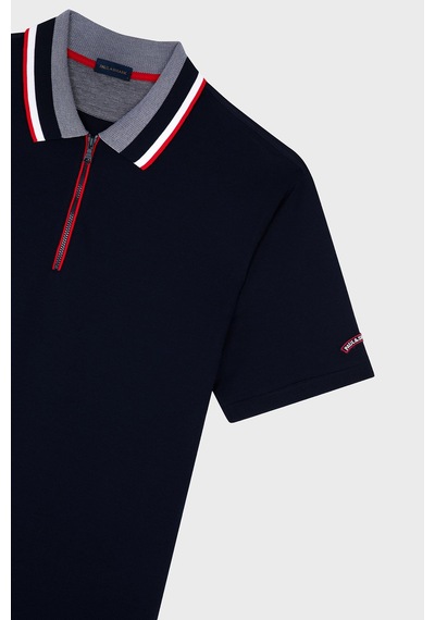 Paul & Shark Erkek Polo Yaka T Shirt 24411288 013 Lacivert Lacivert