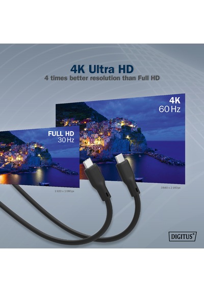 Usb-c - Usb-c 2m, Usb 3.2 Gen1, 5g, 4k, 100w, Siyah