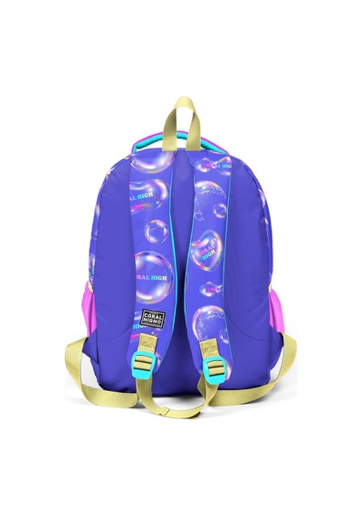 Coral High Kids Lavanta Pembe Baloncuk Desenli 3'lü Okul Çanta Seti Set0123656