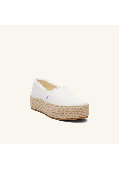 10019820 White Espadril Kadın 10019795 10019820 Toms Valencıa Beyaz