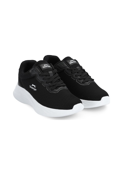 Slazenger Expert In Erkek Siyah / Beyaz Koşu & Yürüyüş Spor Ayakkabısı Siyah - Beyaz