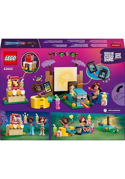 LEGO® Friends Arkadaşlık Film Gecesi 42642 - 6 Yaş ve Üzeri Çocuklar için 2 Mini Bebek İçeren Yaratıcı Oyuncak Yapım Seti (154 Parça) LEGO® Friends Arkadaşlık Film Gecesi 42642 - 6 Yaş ve Üzeri Çocuklar için 2 Mini Bebek İçeren Yaratıcı Oyuncak Yapım Seti (154 Parça)