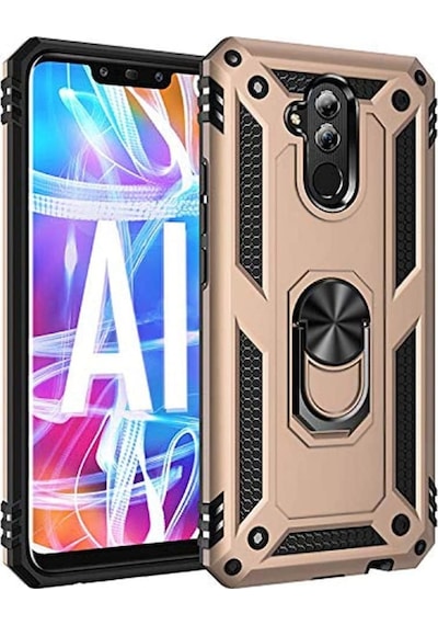 Huawei Mate 20 Lite Yüzüklü Standli Vega Kilif Ekran Koruyucu 510330837