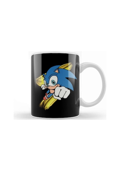 Ultimate Flash Sonic By Kuh Kupa Bardak Porselen No22563 Karışık