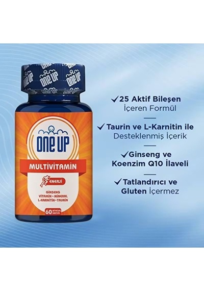 One Up Multivitamin 60 Kapsül 2 Adet