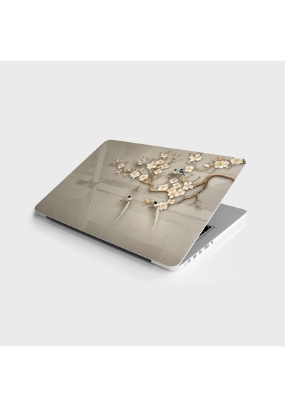 Laptop Sticker Bilgisayar Notebook Pc Kaplama Etiketi Kuşlar Ağaç