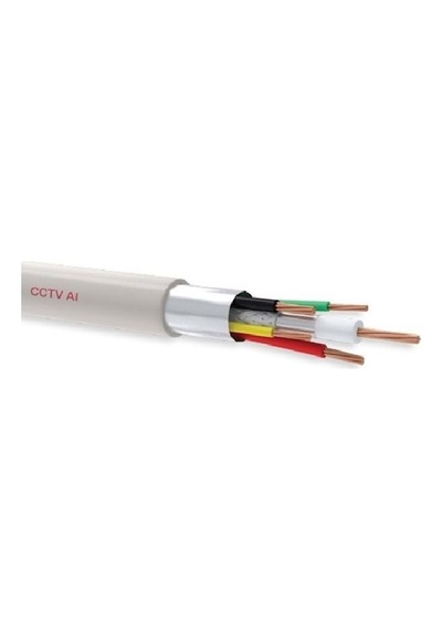 Kadraj Cctv Kablo 4+1 2x0,50 Mm² 100 Mt - Güvenlik Kamerası İçin