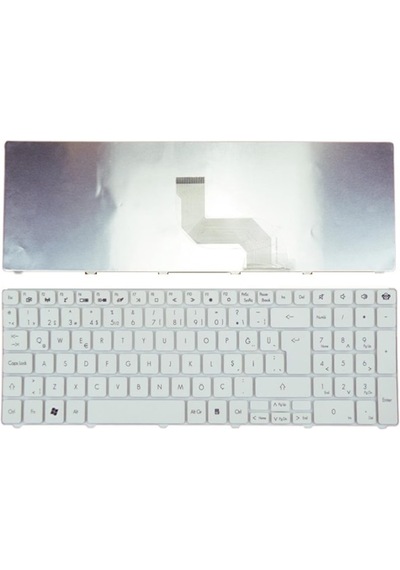 Packard Bell Tm87,Tm89,Tm93,Tm94 Klavye (Beyaz Tr) - 539577281
