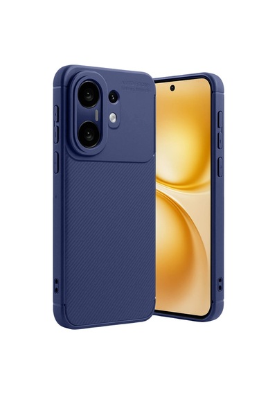 Vivo X200 Fe Uyumlu Auto Focus Karbon Kapak - Lacivert