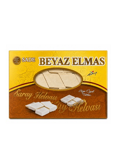 Beyaz Elmas Sade Saray Helvası 250 Gr - %100 Doğal Pancar Şekerli - Geleneksel Tel Helva