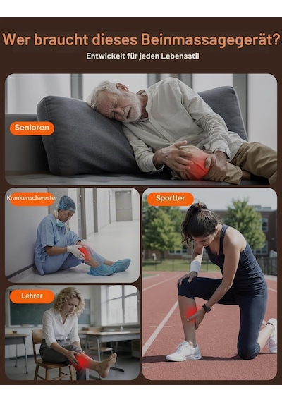Alljoy Bacak Masaj Aleti Fsa, Baba Ve Anneye Hediyeler, 2 Isı Seçeneği, 5 Mod, 4 Yoğunluk, 4 Uzatıcı