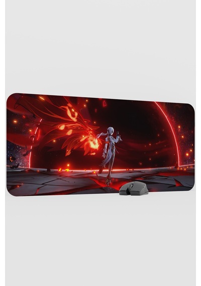 Arlecchino Genshin Impact Anime Gacha V4 - 90x40 Xxl Gaming Mouse Pad Fare Altlığı