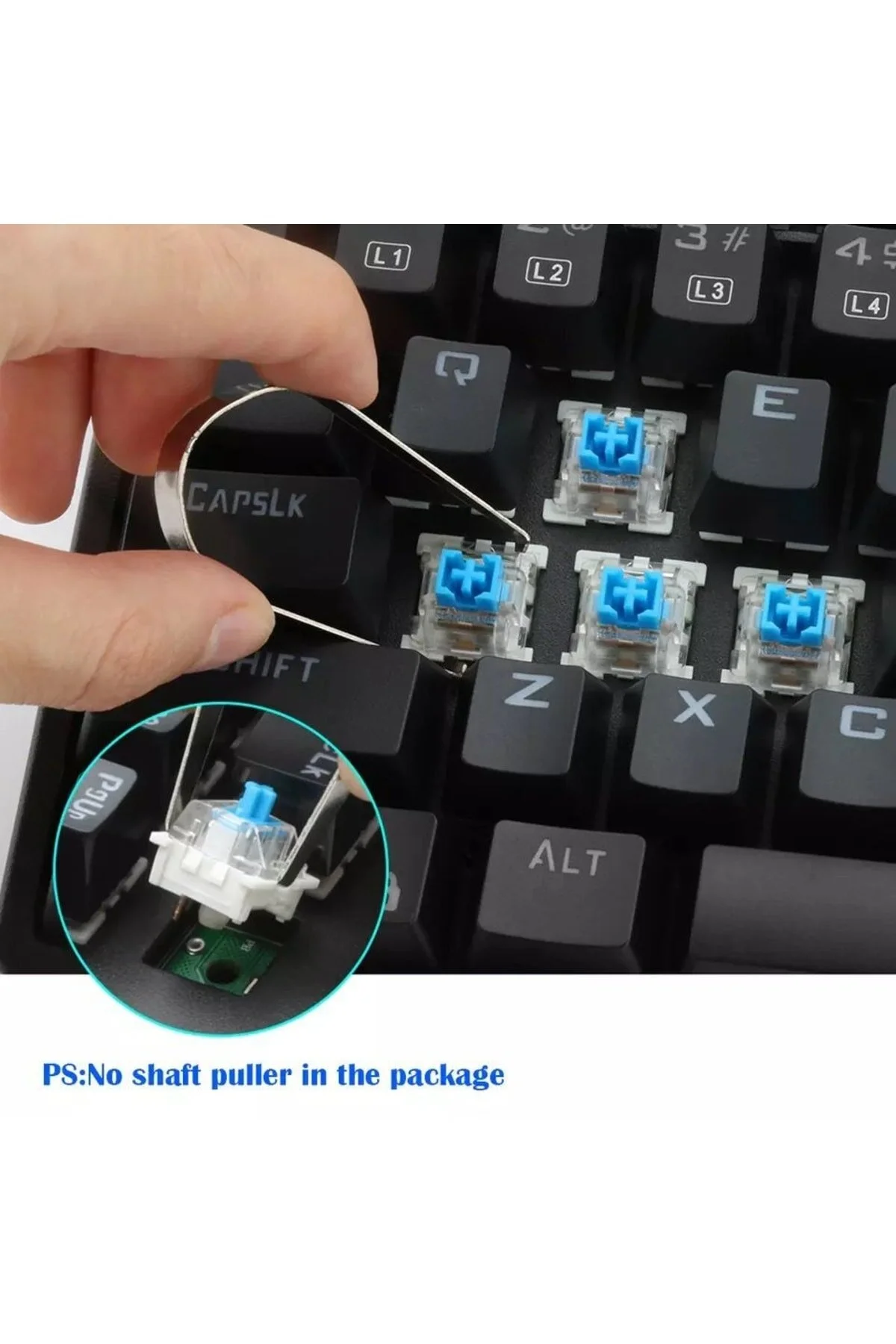 Trol Mekanik Switch Mini Rgb Oyun Klavyesi Gaming Mekanik 62 Tuşlu 18 Rgb Led Usb Type-c Kablo