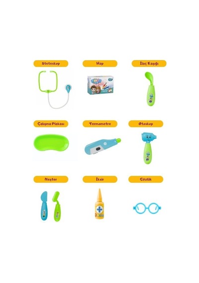 Pasifik Toys Doktor Seti Bs8502a Mavi