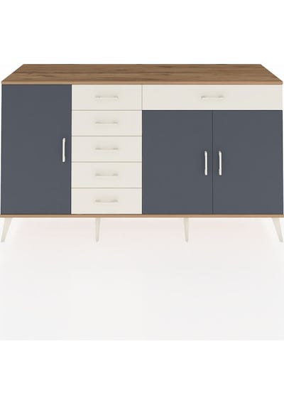 Hyperion Konsol 3 Raflı 6 Çekmeceli 3 Kapaklı 176x44x99 Çam-antra Çam-antrasit/aytaşı Hyperion Konsol 3 Raflı 6 Çekmeceli 3 Kapaklı 176x44x99 Çam-antra Çam-antrasit/aytaşı