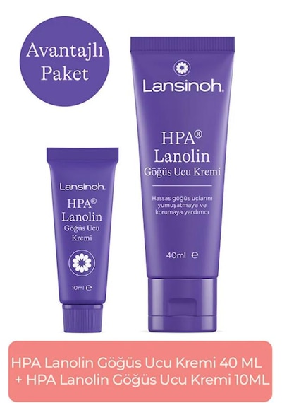 Lanolin Göğüs Ucu Kremi 40 Ml + 10 Ml Set