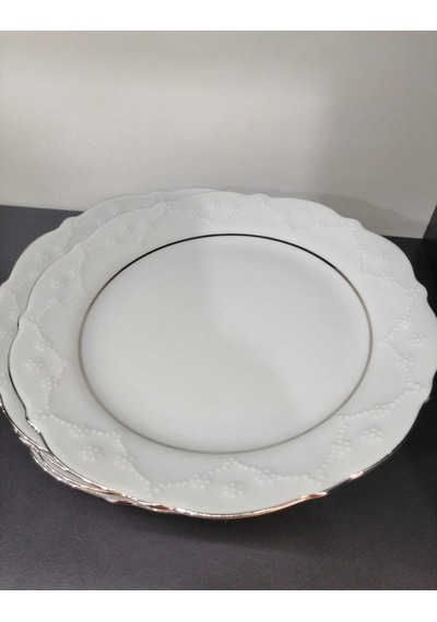 Porland Porselen 12'li Queen 21 Cm Pasta Tabak