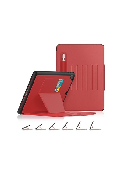 Apple Uyumlu iPad 9. Nesil 10.2" Kılıf Multifunction Leather Case A2602
