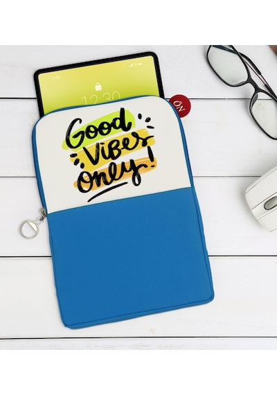 Bk Gift Good Vibes Only Tasarımlı Taşınabilir Koruyucu Tablet Kıl