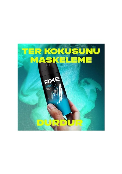 2 Adet Axe Ice Chill Erkek Deodorant Sprey 150 Ml Deri