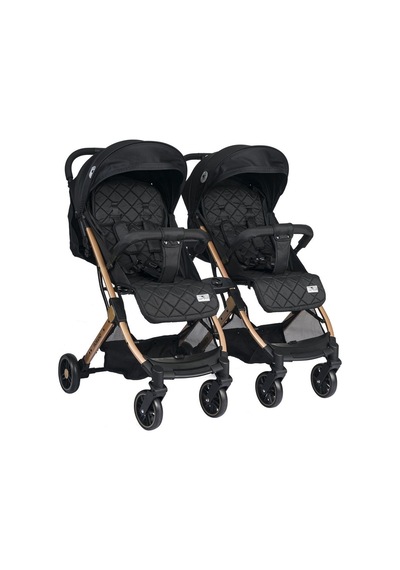 Lorelli Fiorano Kabin Set İkiz Bebek Arabası - Black
