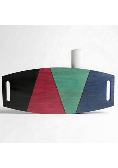 Renkli Denge Tahtası Balance Roller Board Sörf Eğitim Tahtası Kaykay Eğitim Tahtası 73 X 31 Cm Rb04 Çok Renkli