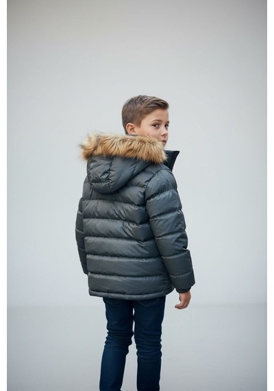 Benitto Kids Erkek Çocuk Şişme Mont 51334 Antrasit