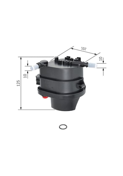 Bosch 0450907007 Yakıt Filtresi Mazot Isıtıcısız Ford Fiesta V Fu