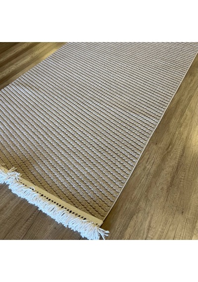 Hoom Rugs Dizayn 1063 Vizon Yumuşak Dokulu Desensiz İskandinav Halı Vizon