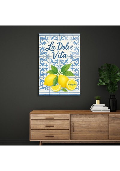 La Dolce Vita Limon Cini - Cam Tablo - Deg1616 60 X 90 Cm