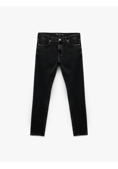 Koton Pamuklu Cepli Normal Bel Skinny Fit Jean Pantolon - Michael Jean Antrasit 7wam40025nd Koton Pamuklu Cepli Normal Bel Skinny Fit Jean Pantolon - Michael Jean Antrasit 7wam40025nd