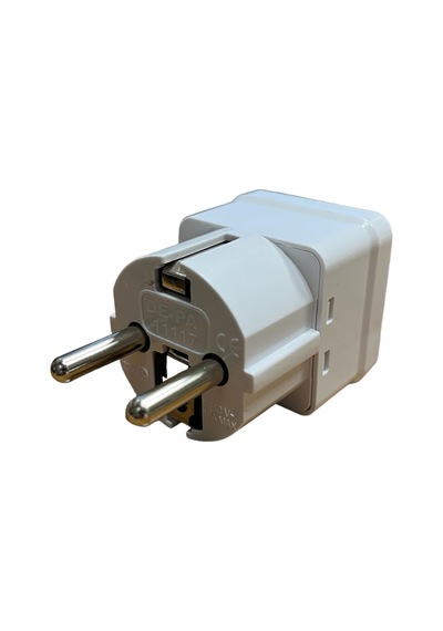 De-pa Evrensel Adaptör Seyahat Fişi Dönüştürücü, İngiliz Ve Amerikan Fişli Cihazlar İçin, Ab Tipi Priz Uyumu, 250v 16a, Beyaz 1 Adet Çok Renkli
