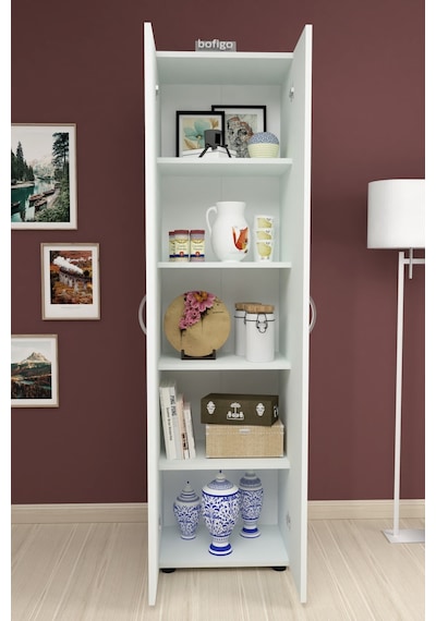 Bofigo 5 Raflı 2 Kapaklı Klasörlük Dolabı Mutfak Dolabı Banyo Dolabı Çok Amaçlı Dolap Cansu Beyaz Bofigo 5 Raflı 2 Kapaklı Klasörlük Dolabı Mutfak Dolabı Banyo Dolabı Çok Amaçlı Dolap Cansu Beyaz