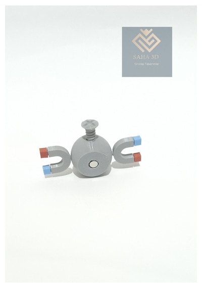 Pokemon Magnemite Figür 7 Cm Mıknatıslı, Magnet