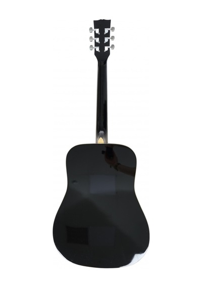 Almira F650n-bk Siyah Akustik Gitar Mat Siyah Sap Parlak Gövde