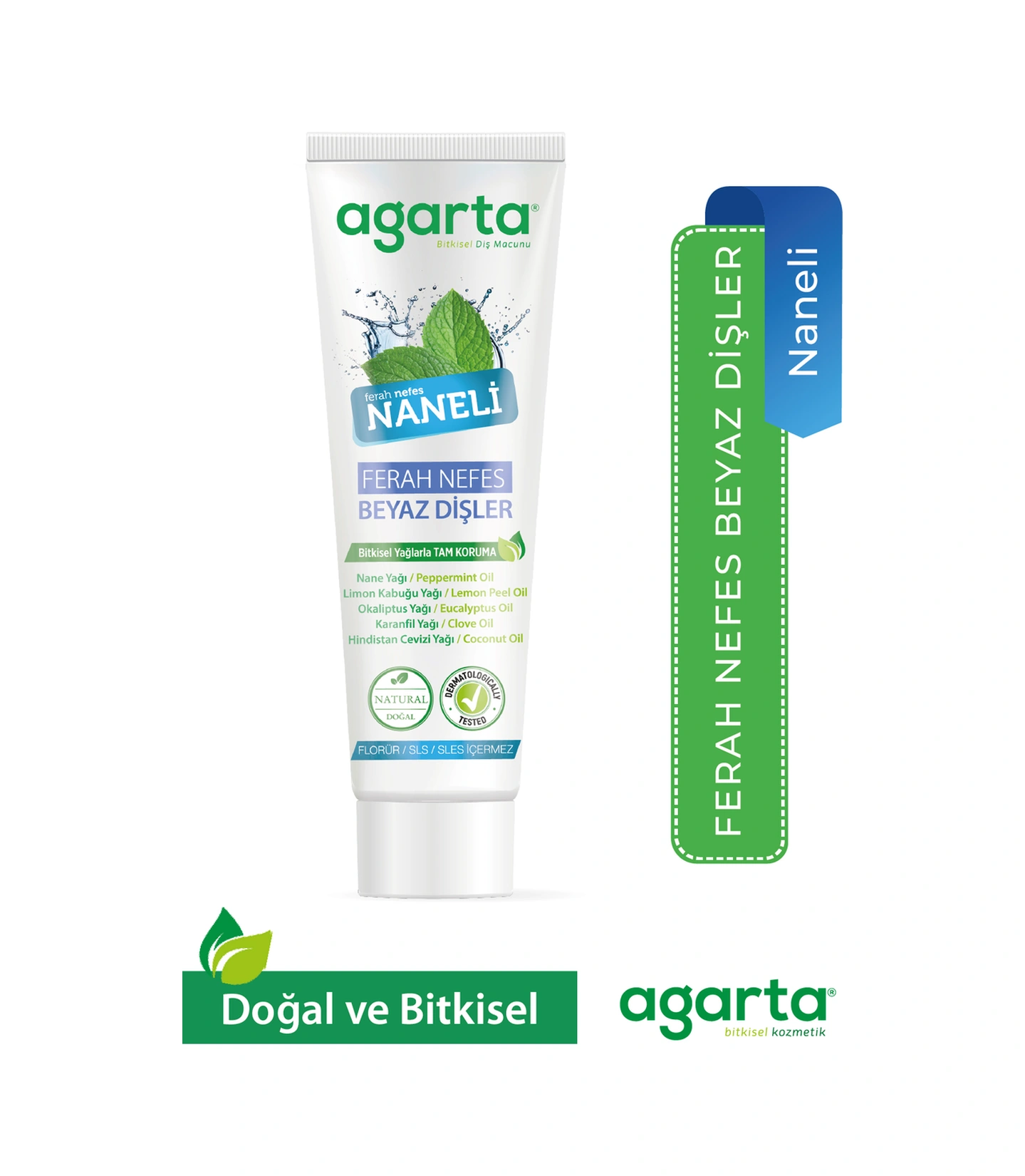 Agarta Doğal Naneli Diş Macunu 100 Ml