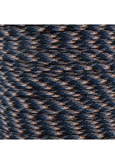 Mg Ropes Paracord İp 4 Mm Lacivert Desenli No:59 10 Metre Çok Renkli