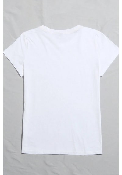 Unisex Basic Model 4'lu Tshirt Kahverengi