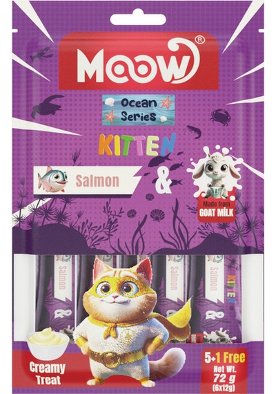 Somonlu Keçi Sütlü 12gr X6'lı Yavru Kedi Krema Ödülü