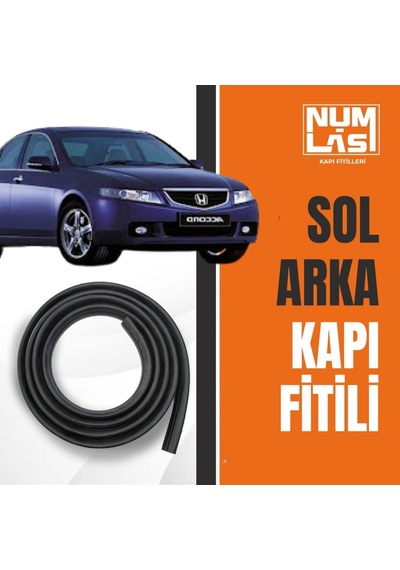 Honda Accord 2003-2008 Sol Arka Kapı Fitili-a Kalite-numlas-nm6034