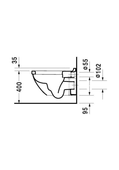 Duravit Klozet Özel Kutulu Starck 3 Asmakapak Dahil45273900A1