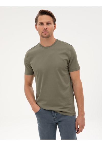 Pierre Cardin Erkek Haki Tişört Basic 50320102-vr027 Haki
