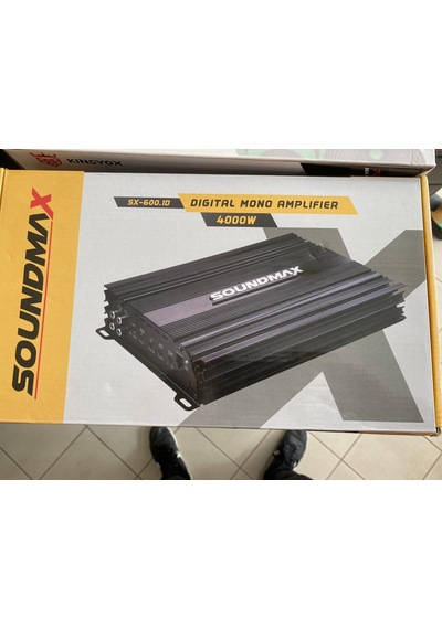 Soundmax Sx-600.1D 4000 Wat Mono Amfi